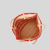 Straw Beach Tote Bag Handmade Woven Hobo Handbag