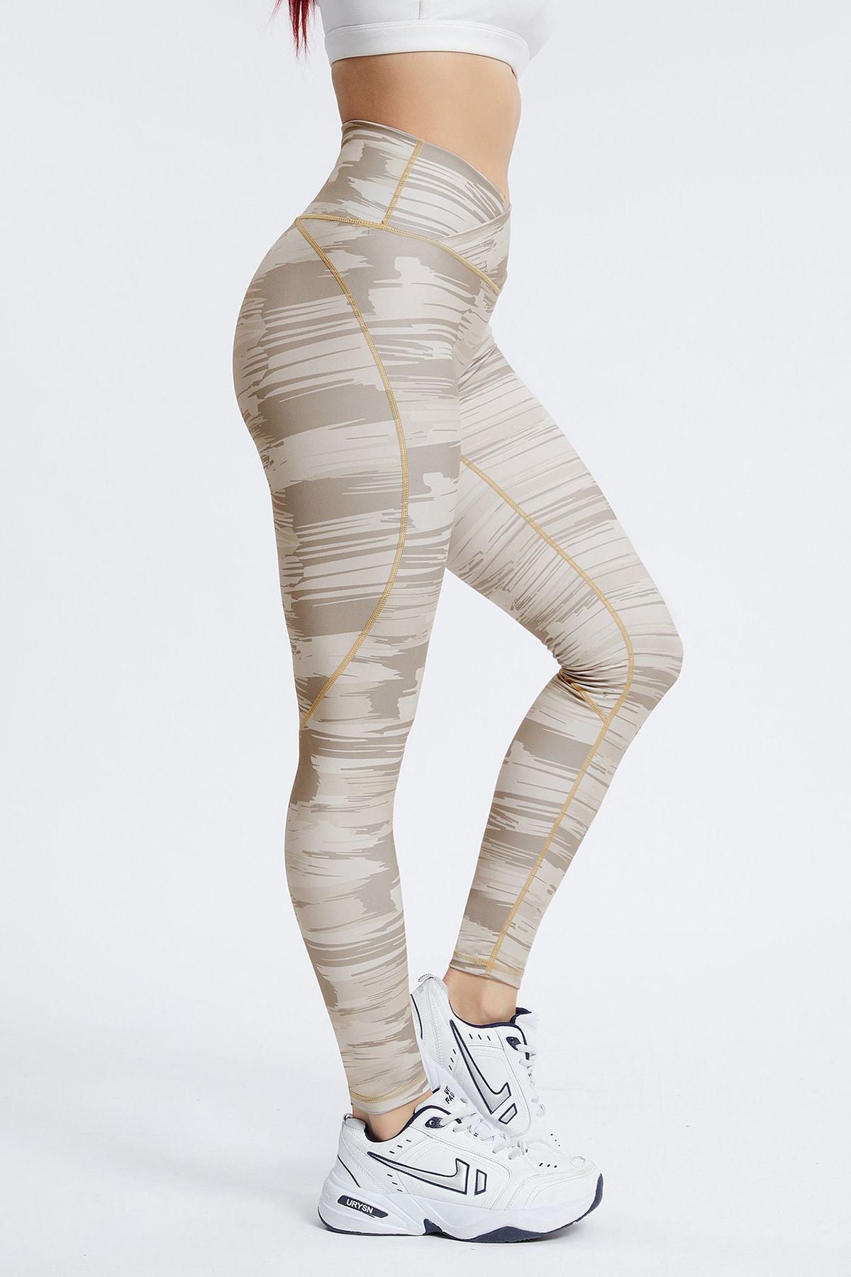 Camo High-Rise Crossover Leggings