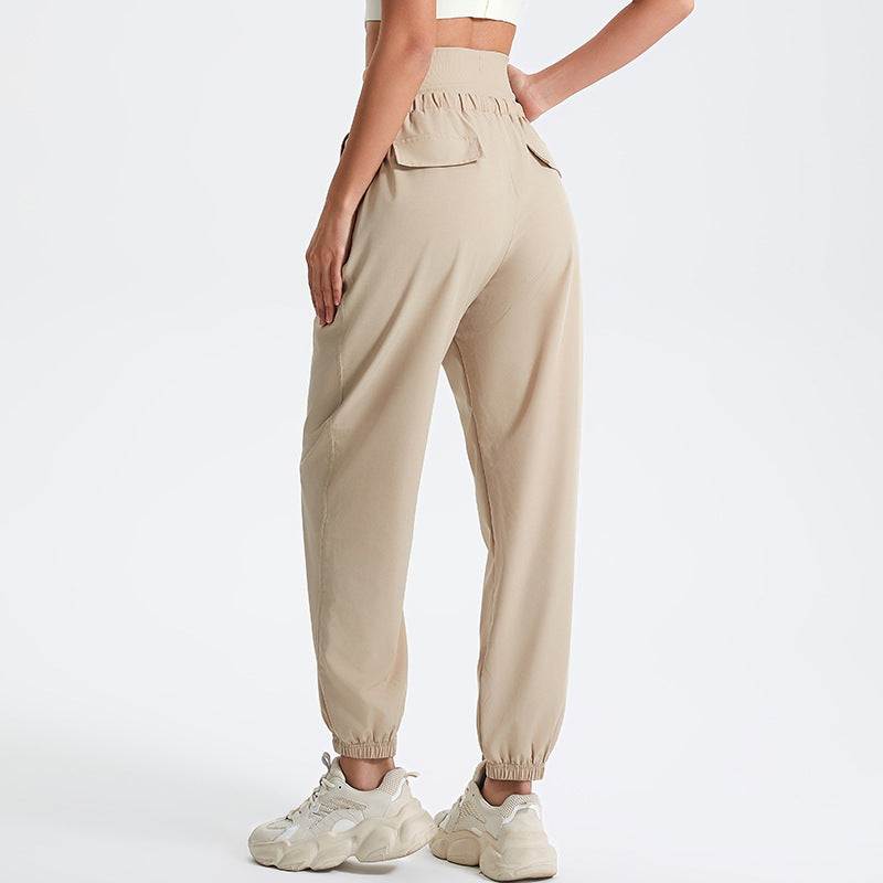 Casual High Waist Sweatpants | Adjustable Drawstring for Custom Fit