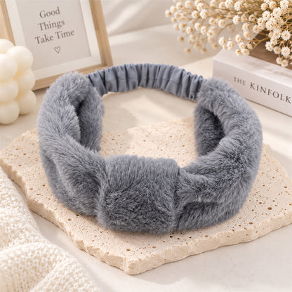 Plush Winter Hairband Yoga Fuzzy Headwrap