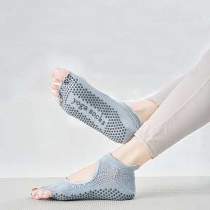 Non Slip Yoga Socks Fingerless Pilate Socks with Grips