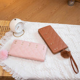 Long PU Leather Clutches Bag