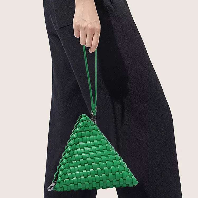 Small Triangle Handmade Woven Bag | Unique and Stylish Accessory