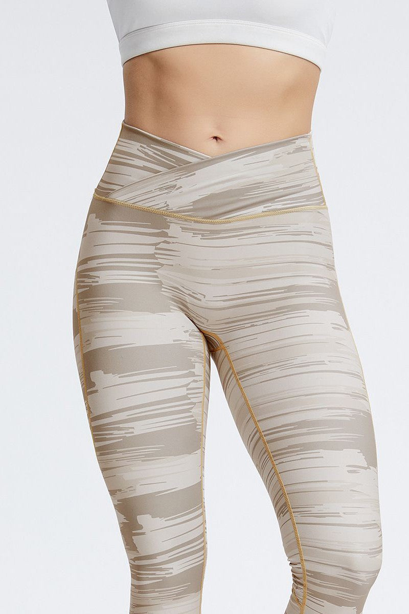 Camo High-Rise Crossover Leggings