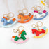 PU Leather Rocking Horse Bag Keychain Accessory -