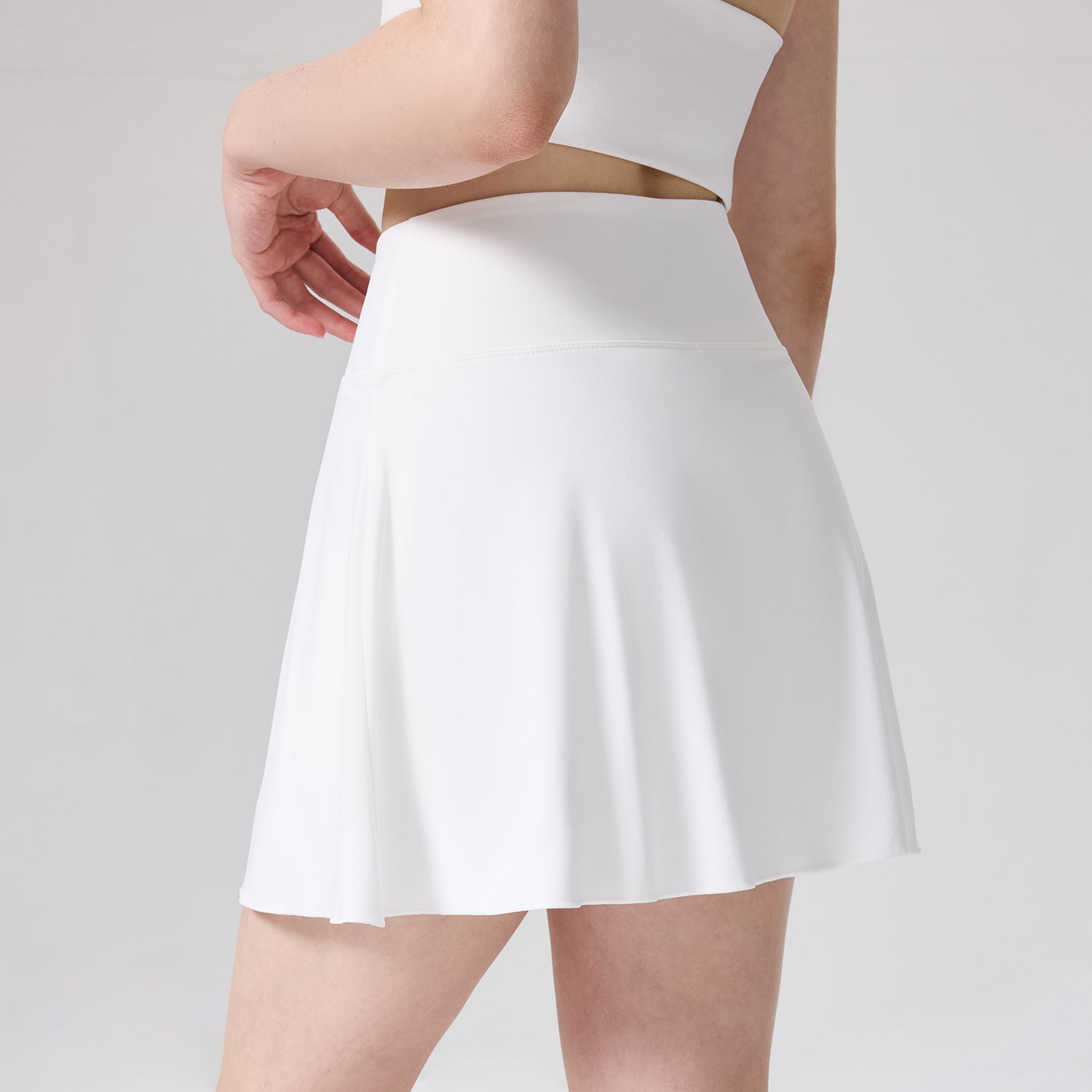 High Waist Golf Tennis Skirts with Built-in Short and Pocket