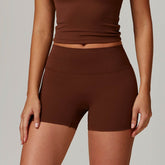 No Front Seam High Waist Biker Shorts