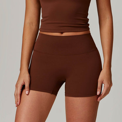 No Front Seam High Waist Biker Shorts