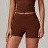 No Front Seam High Waist Biker Shorts