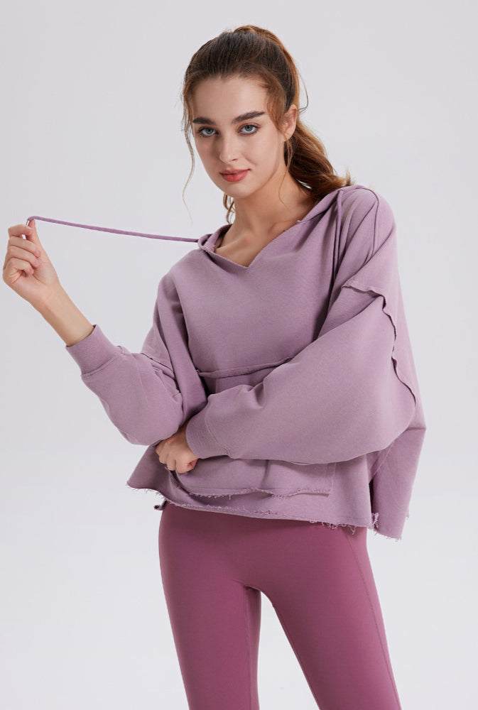 Long Sleeve Gym and Yoga Sweatshirts: Stylish Hoodies for Activewear