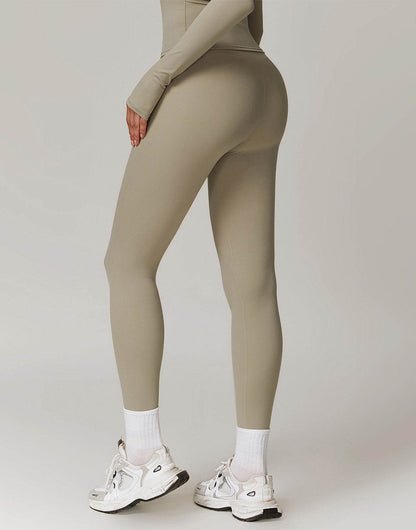 No Front Seam High Waist Sports Leggings