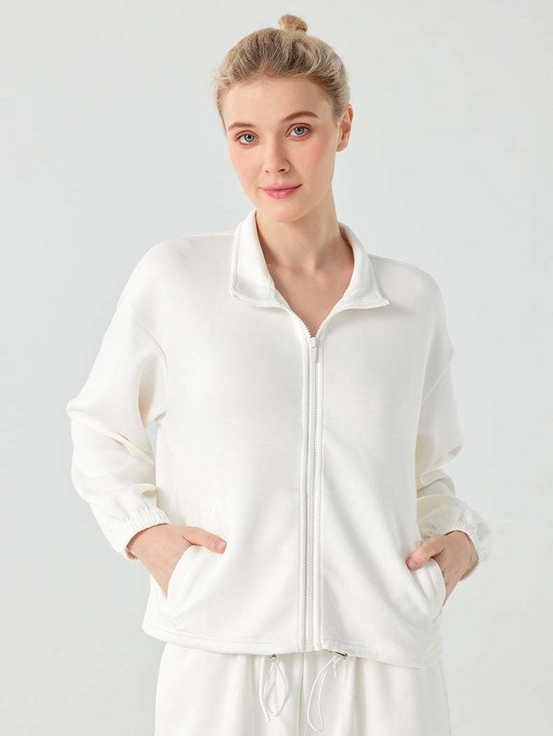 Yoga Long Sleeve Slim Coat | Stylish &amp; Functional for Your Practice