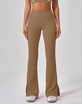 Tummy Control Wide Leg Yoga Flared Pants