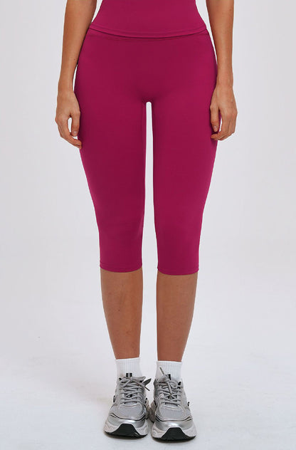 High Waist Capri Yoga Leggings