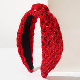 Sequin Headbands Sparkly Top Knot Hairbands Hair Accessories