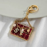 Small Fragrant Wind Metal Bag Keychain