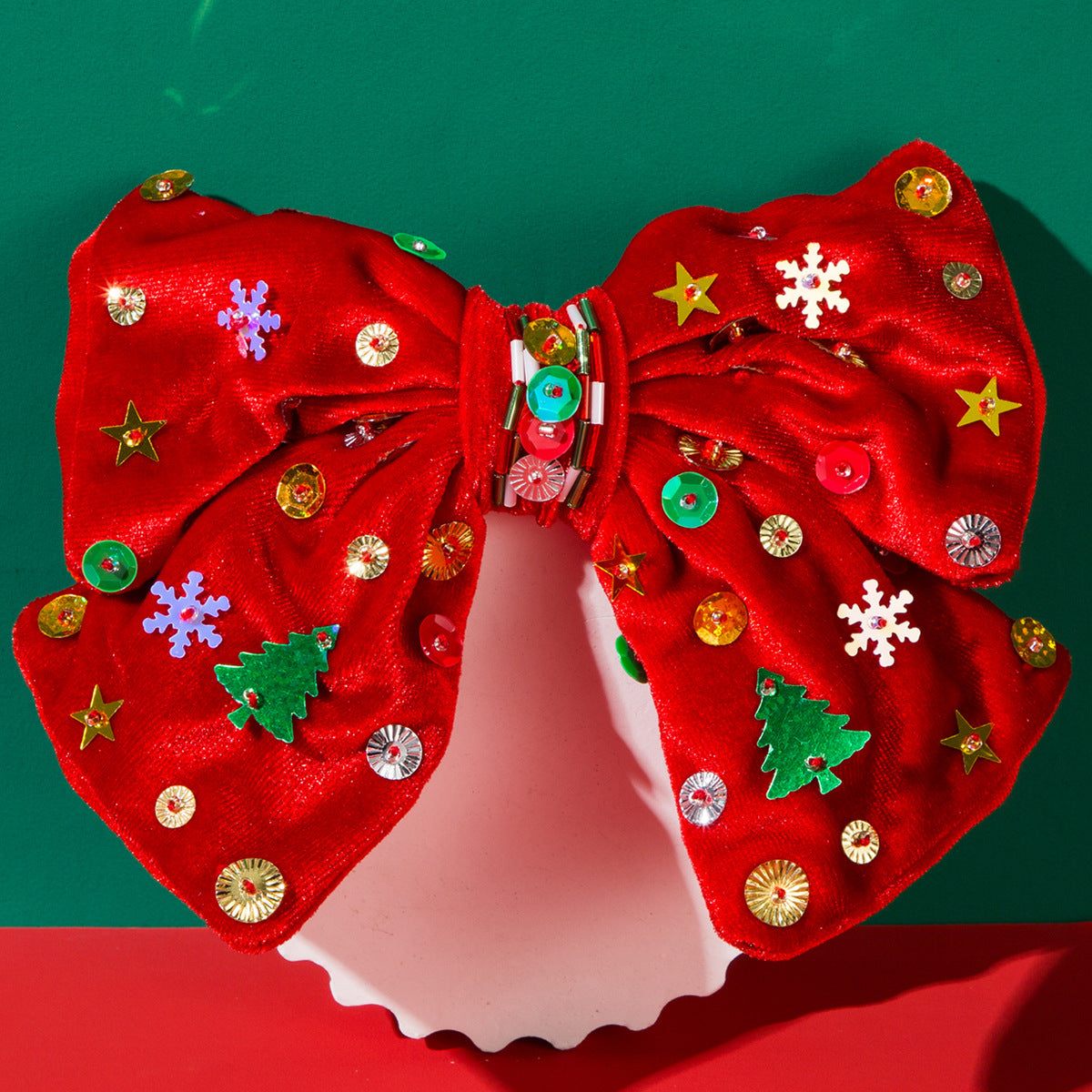 Christmas Bowknot Hair Clips | Perfect Christmas Accessory for Hair