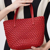 Fashionable Handmade Woven Tote Bag