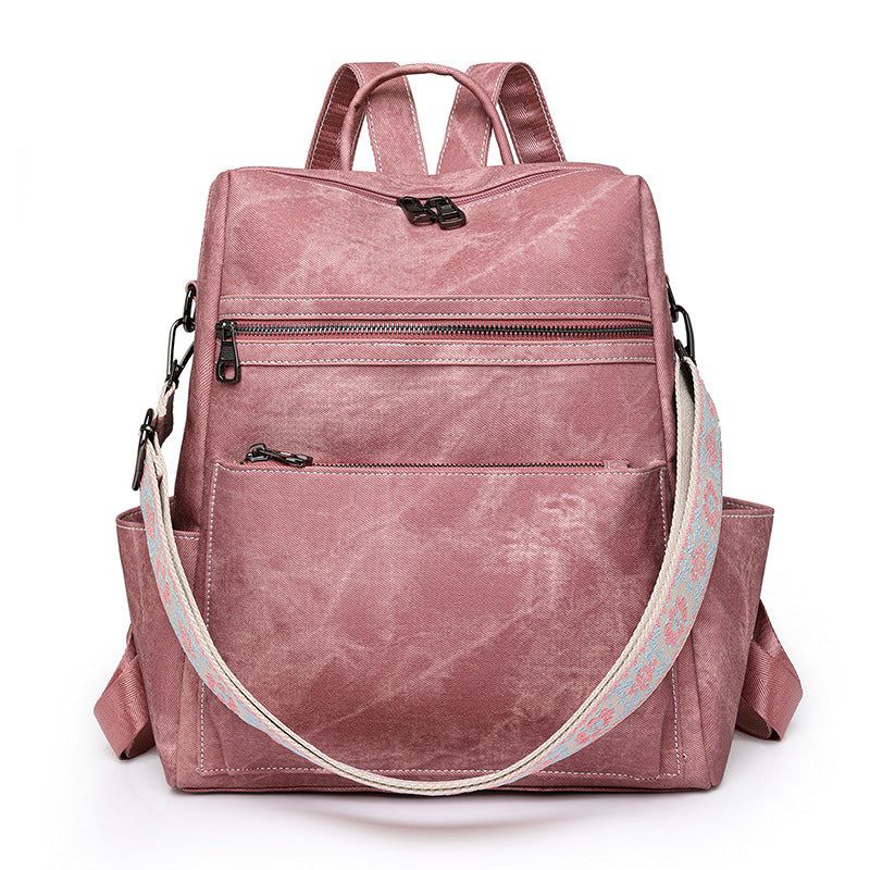 Retro Large Capacity PU Leather Backpack | Stylish and Spacious Design