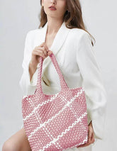 Large Capacity Handmade Woven Tote Bag