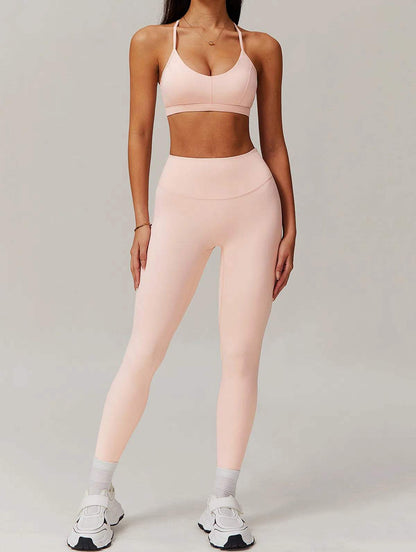 Fashion Yoga Set with Sports Bra and Legging | Perfect for Workout