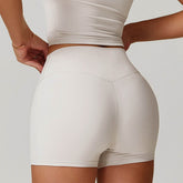 No Front Seam High Waist Biker Shorts