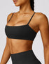 Thin Strap Square Collar Yoga Bra