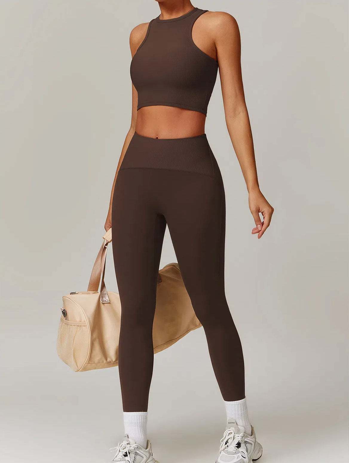 2 Piece Sports Set with Bra and Leggings | Perfect for Gym and Yoga