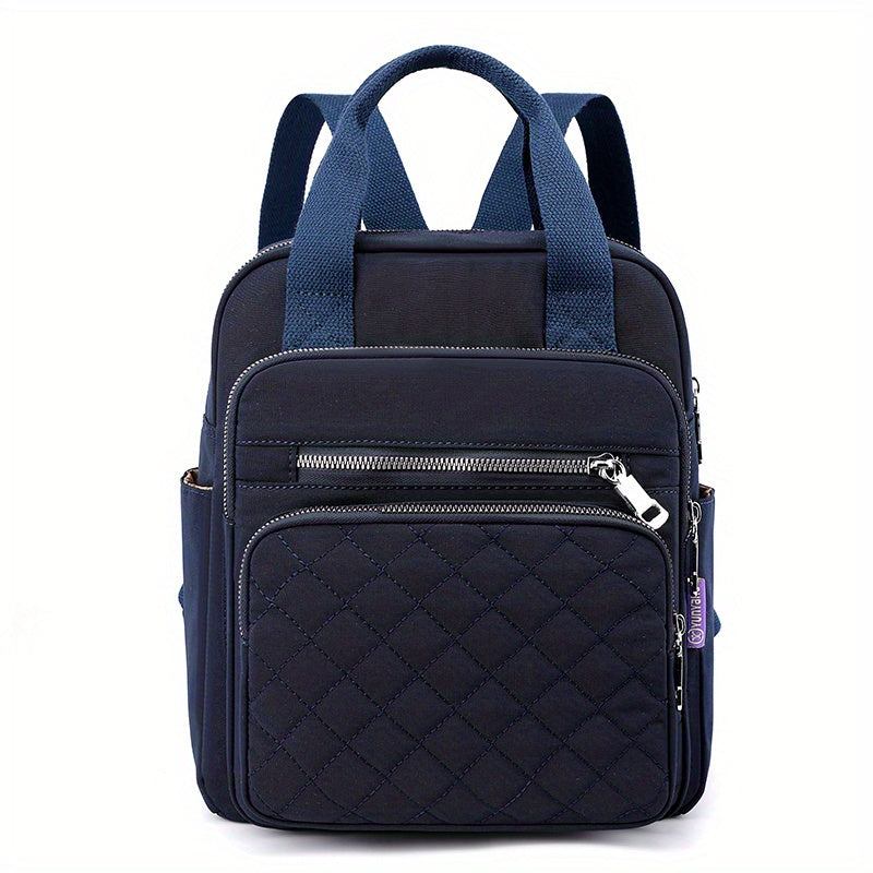 Argyle Quilted Backpack