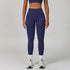 V Back High Waist Biker Legging