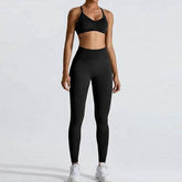 Cross Back Sports Bra with Adjustable Strap