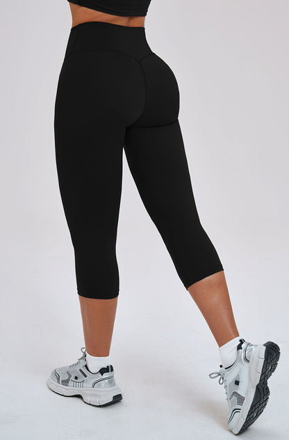 High Waist Capri Yoga Leggings