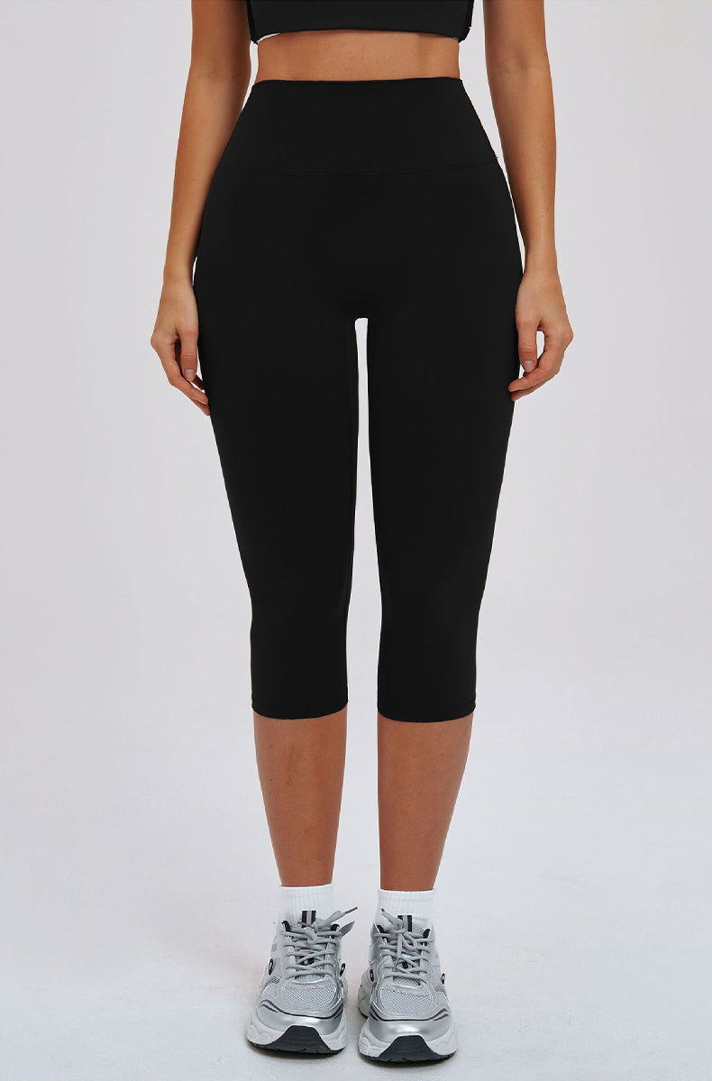 High Waist Capri Yoga Leggings
