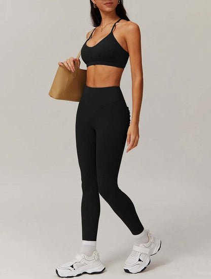 Fashion Yoga Set with Sports Bra and Legging | Perfect for Workout