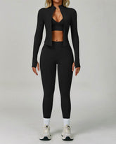 3 Pieces Activewear Set with Bra, Jacket and Legging