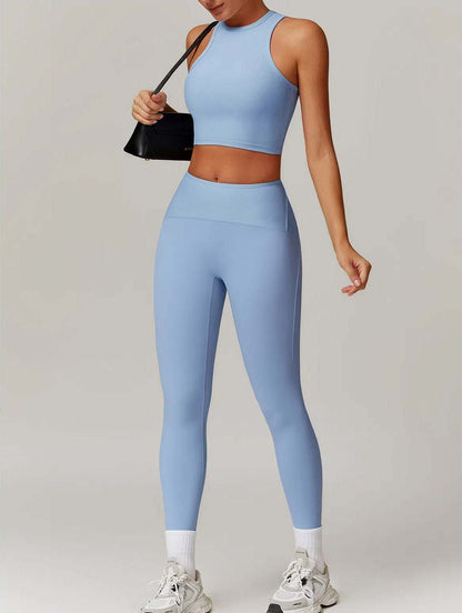 2 Piece Sports Set with Bra and Leggings | Perfect for Gym and Yoga