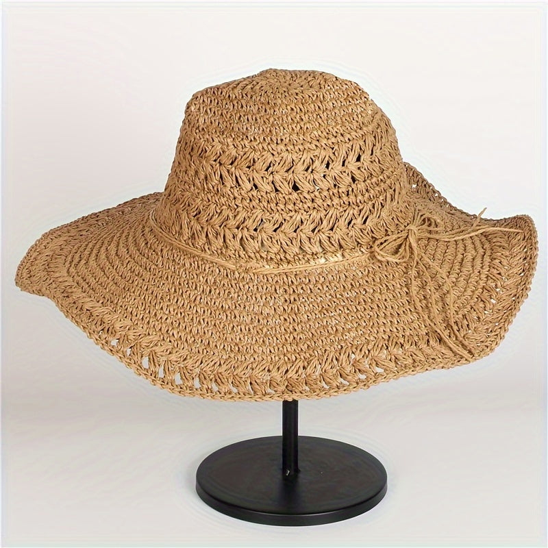 Elegant Oversized Wide Brim Sun Hat