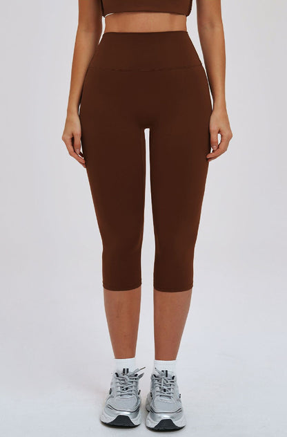High Waist Capri Yoga Leggings