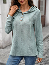 Long Sleeve Fall Drawstring Shirts Hooded Sweatshirt