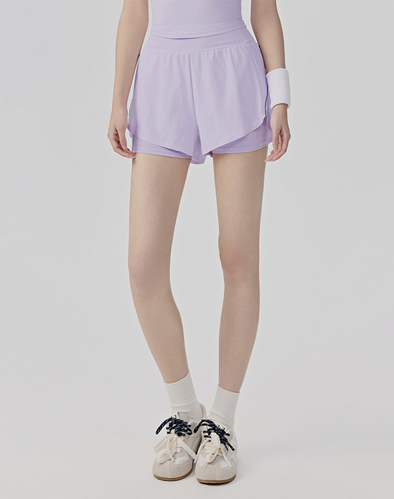 High Waisted Athletic Running Shorts with single Pocket