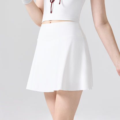 High Waist Golf Tennis Skirts with Built-in Short and Pocket