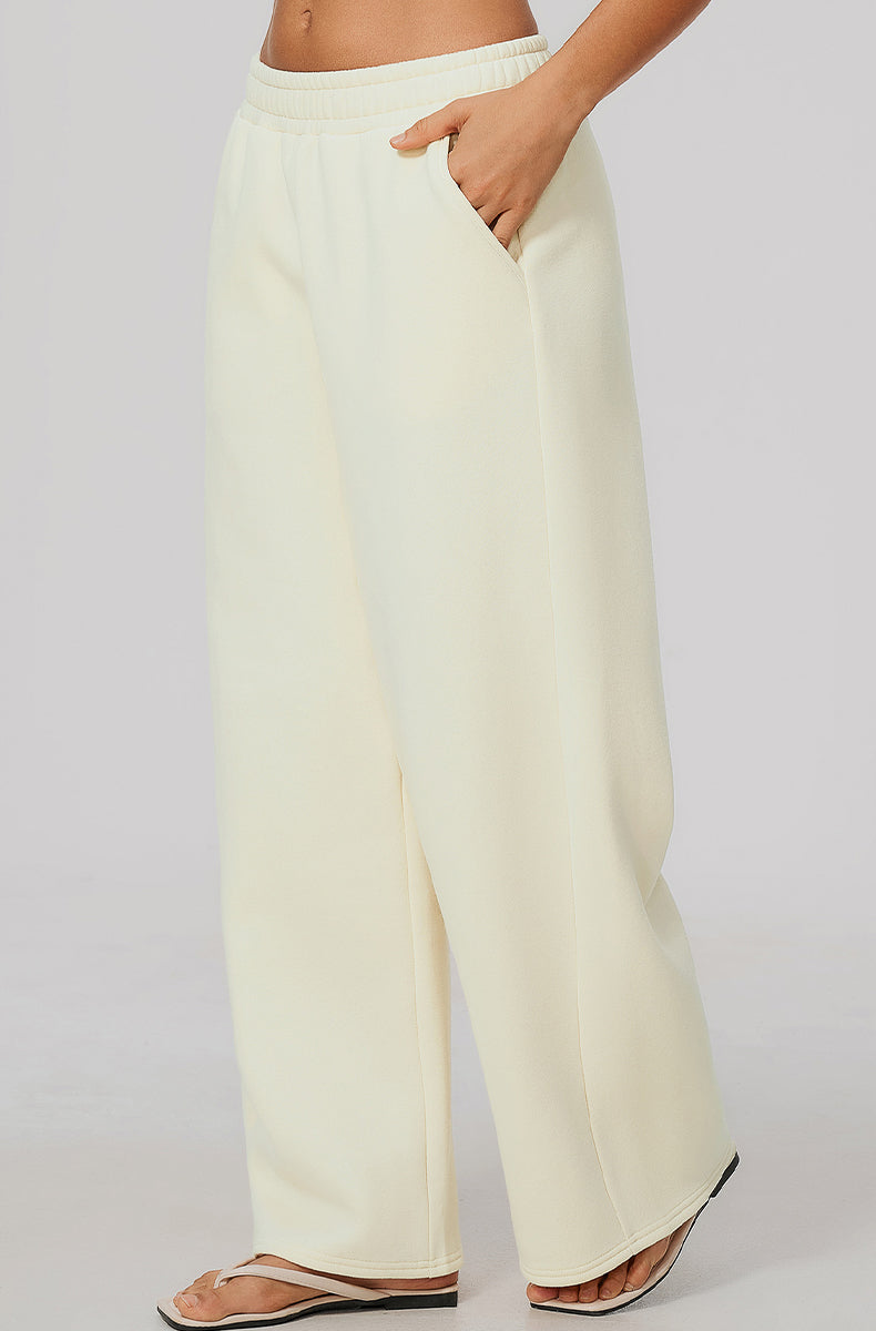 Wide Leg Casual Sweatpants with Pockets