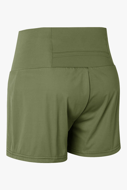 High-Rise Track Running Shorts