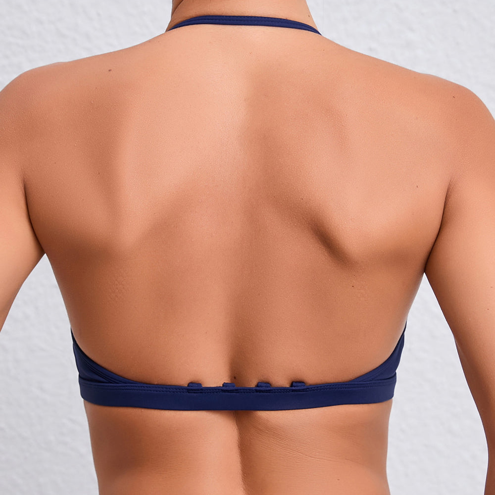 Strappy Open Back Sports Bras Criss Cross Yoga Crop Tops