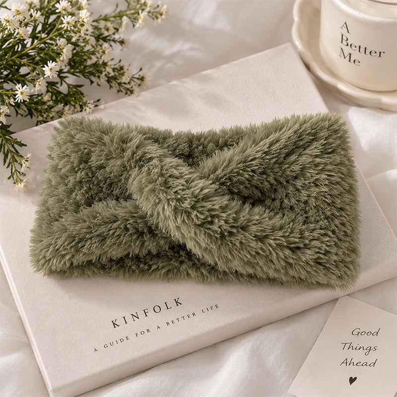 Faux Fur Headband Winter Ear Warmer Accessory