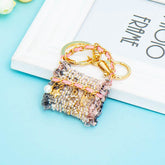 Cute Metal Mini Handbag Shape Keychain