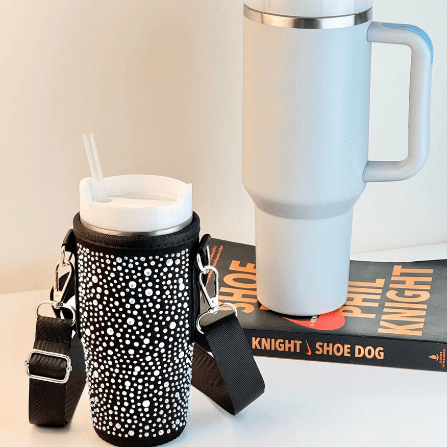 Bling Water Bottle Carrier Bag For 20oz Bottle Sleeve