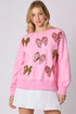 Cute Bow Sequins Sweatshirt | Add a Touch of Glam to Your Wardrobe