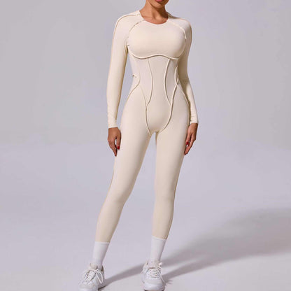 Long Sleeve Backless Yoga Jumpsuits | Embrace Your Workout in Style