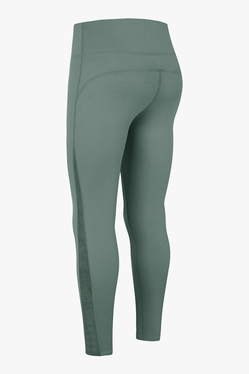 High Waist Workout Leggings with Mesh Inserts for Style and Comfort